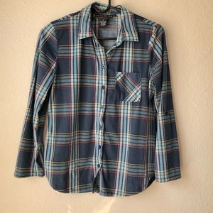 Polly & Esther Plaid Top